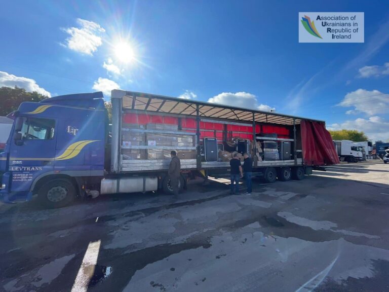 Доставили у Львів фуру з гуманітарною допомогою