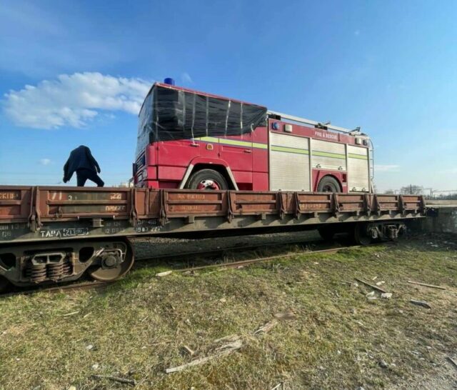 Пожежний автомобіль від благодійників